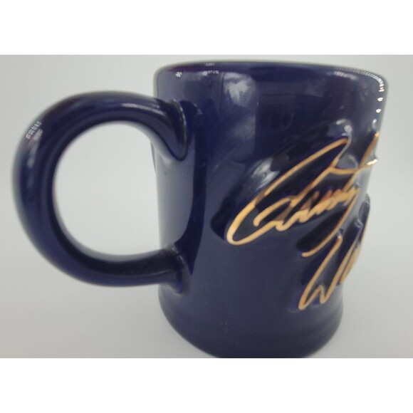 NASCAR Mug Rusty Wallace #2 Embossed Blue Gold Signature Coffee Tea Cup 12oz - Picture 7 of 10